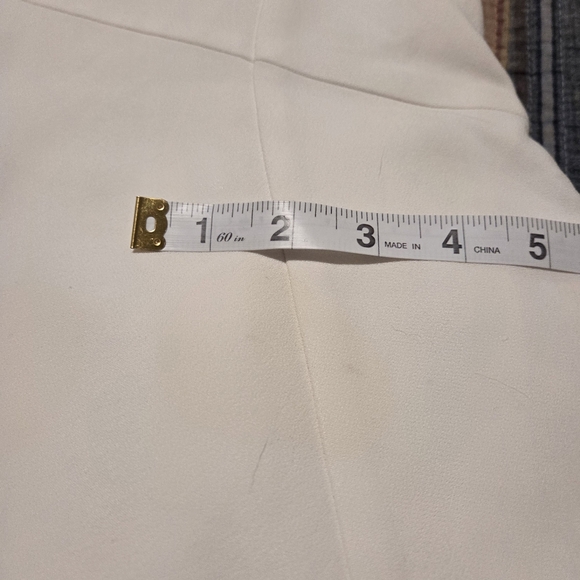 Chloe White Acetate/Viscose Silk Lined Tennis Skirt Size 40 (Approx US 8) - Picture 8 of 8